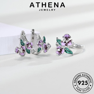 ATHENA JEWELRY เครื่องประดับ สร้อยคอ แท้ Silver เครื่องประดับ เงิน แฟชั่น 925 ผู้หญิง จี้ ดอกไม้อารมณ์ เกาหลี ต้นฉบับ S28