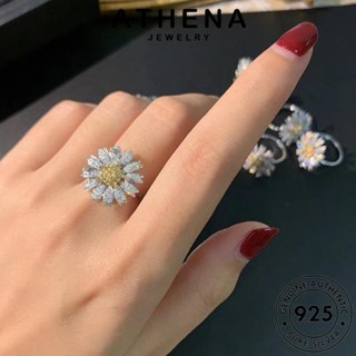 ATHENA JEWELRY สร้อยคอ แฟชั่น เครื่องประดับ ซิทริน Silver เงิน จี้ ผู้หญิง เกาหลี เดซี่น่ารัก แท้ ต้นฉบับ เครื่องประดับ 925 S133