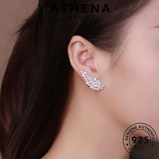 ATHENA JEWELRY ต้นฉบับ สร้อยคอ Silver แท้ ผู้หญิง แฟชั่น เกาหลี 925 เครื่องประดับ จี้ เงิน ไพลิน ปีกที่สร้างสรรค์ เครื่องประดับ S163