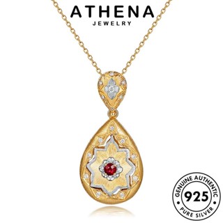 ATHENA JEWELRY เกาหลี จี้ ผู้หญิง เครื่องประดับ อารมณ์ เงิน แท้ 925 แฟชั่น Silver สร้อยคอ ต้นฉบับ เครื่องประดับ S191