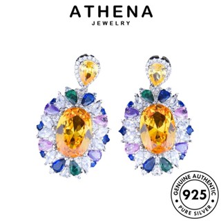 ATHENA JEWELRY สร้อยคอ ผู้หญิง Silver มีคุณธรรมสูง จี้ แฟชั่น ต้นฉบับ ซิทริน เงิน 925 แท้ เกาหลี เครื่องประดับ เครื่องประดับ S266