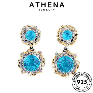 ATHENA JEWELRY แท้ แฟชั่น หรูหรา เครื่องประดับ ผู้หญิง เงิน Silver ต้นฉบับ มรกต เกาหลี สร้อยคอ เครื่องประดับ จี้ 925 S281