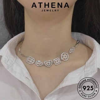 ATHENA JEWELRY จี้ เครื่องประดับ เกาหลี ต้นฉบับ แท้ เครื่องประดับ Silver 925 เงิน สร้อยคอ ผู้หญิง สไตล์ยาวบุคลิกภาพ แฟชั่น S324