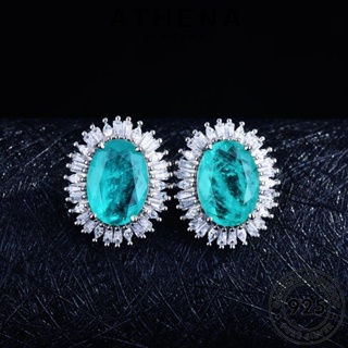 ATHENA JEWELRY สร้อยคอ แฟชั่น เกาหลี เครื่องประดับ อความารีน 925 ผู้หญิง Silver แฟชั่น เงิน จี้ แท้ ต้นฉบับ เครื่องประดับ S348