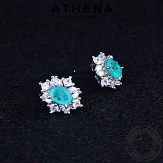 ATHENA JEWELRY ต้นฉบับ Silver ผู้หญิง พระคุณ แฟชั่น อความารีน เงิน เกาหลี เครื่องประดับ 925 เครื่องประดับ แท้ สร้อยคอ จี้ S393