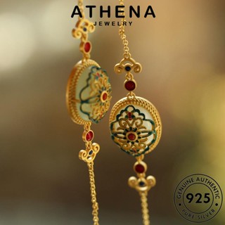 ATHENA JEWELRY แฟชั่น เงิน จี้ หยก Silver ต้นฉบับ เครื่องประดับ เกาหลี รวยล้นฟ้า แท้ 925 สร้อยคอ เครื่องประดับ ผู้หญิง S442