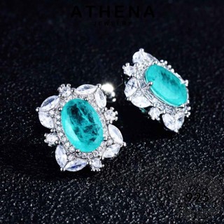 ATHENA JEWELRY จี้ เครื่องประดับ Silver อความารีน ผู้หญิง เกาหลี เงิน 925 แฟชั่น เครื่องประดับ แท้ ต้นฉบับ สร้อยคอ หรูหรา S398