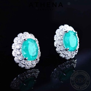 ATHENA JEWELRY ต้นฉบับ อความารีน แฟชั่น เกาหลี Silver สร้อยคอ 925 ผู้หญิง แฟชั่น จี้ เครื่องประดับ แท้ เงิน เครื่องประดับ S400