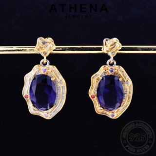 ATHENA JEWELRY เครื่องประดับ 925 ต้นฉบับ เครื่องประดับ จี้ Silver พลอยสีม่วง สร้อยคอ เกาหลี เงิน แท้ แฟชั่น ผู้หญิง อารมณ์ S522