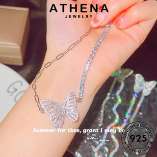 ATHENA JEWELRY จี้ มอยส์ซาไนท์ไดมอนด์ แท้ เครื่องประดับ เงิน เครื่องประดับ ต้นฉบับ Silver ผู้หญิง 925 เกาหลี แฟชั่น ผีเสื้อ สร้อยคอ S556