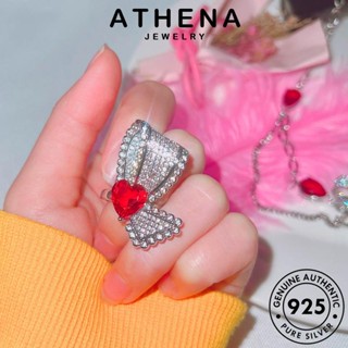 ATHENA JEWELRY 925 หูกระต่าย เกาหลี ผู้หญิง สร้อยคอ เครื่องประดับ Silver เครื่องประดับ จี้ แท้ มอยส์ซาไนท์ไดมอนด์ แฟชั่น เงิน ต้นฉบับ S568