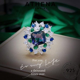 ATHENA JEWELRY จี้ แท้ วินเทจ 925 ต้นฉบับ เครื่องประดับ เครื่องประดับ เกาหลี แฟชั่น มรกต สร้อยคอ ผู้หญิง Silver เงิน S576