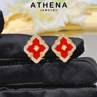 ATHENA JEWELRY แฟชั่น โคลเวอร์สี่ใบ โมรา สร้อยคอ Silver เงิน เกาหลี เครื่องประดับ ต้นฉบับ ผู้หญิง เครื่องประดับ 925 จี้ แท้ S602