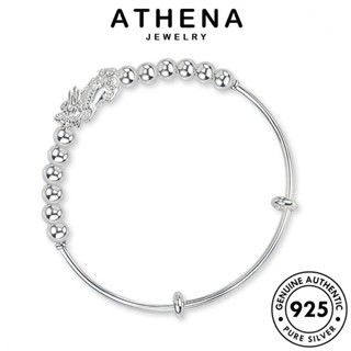 ATHENA JEWELRY เงิน กำไลข้อมือ ผู้หญิง แฟชั่น 925 ปี่เซียะวินเทจ เครื่องประดับ Silver ต้นฉบับ กำไล แท้ ผู้หญิง เครื่องประดับ เกาหลี B210