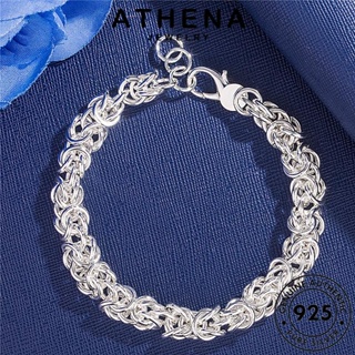 ATHENA JEWELRY เครื่องประดับ เกาหลี แท้ ผู้หญิง เงิน 925 Silver กำไลข้อมือ ผู้นำแฟชั่น แฟชั่น กำไล เครื่องประดับ ผู้หญิง ต้นฉบับ B433