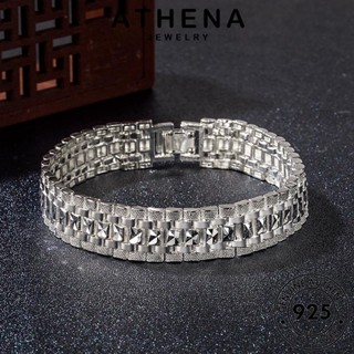 ATHENA JEWELRY จัตุรัสครอบงำ เกาหลี ผู้หญิง กำไล แท้ เครื่องประดับ กำไลข้อมือ เครื่องประดับ เงิน แฟชั่น Silver ต้นฉบับ 925 ผู้หญิง B502