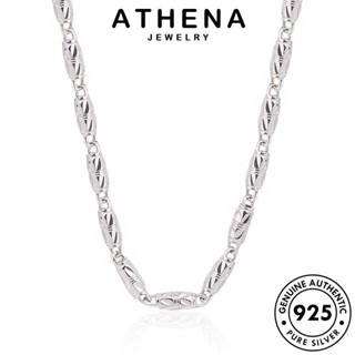 ATHENA JEWELRY 925 ต้นฉบับ Silver จี้ ลูกปัดมะกอกสร้างสรรค์ แท้ แฟชั่น เงิน สร้อยคอ เกาหลี เครื่องประดับ เครื่องประดับ ผู้ชาย N1013