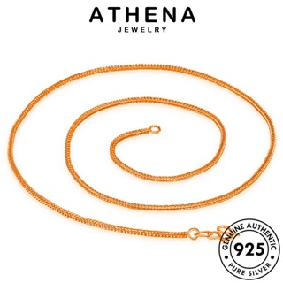 ATHENA JEWELRY แฟชั่นโชแปง เกาหลี แท้ ทอง Silver เครื่องประดับ ต้นฉบับ เงิน แฟชั่น ผู้หญิง จี้ เครื่องประดับ สร้อยคอ 925 N1025