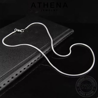 ATHENA JEWELRY เกาหลี สร้อยคอ ต้นฉบับ Silver แท้ ผู้หญิง งูแฟชั่น เงิน เครื่องประดับ เครื่องประดับ จี้ 925 แฟชั่น N995