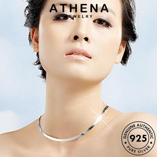 ATHENA JEWELRY งูแบนที่สวยงาม ผู้ชาย เครื่องประดับ เกาหลี สร้อยคอ แท้ เครื่องประดับ ต้นฉบับ จี้ แฟชั่น Silver 925 เงิน N996