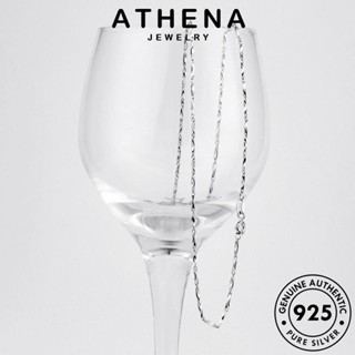 ATHENA JEWELRY ต้นฉบับ เกาหลี แฟชั่น เครื่องประดับ ผู้หญิง วินเทจ ทอง เงิน จี้ สร้อยคอ 925 แท้ เครื่องประดับ Silver N1004