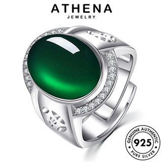 ATHENA JEWELRY แหวน แท้ เครื่องประดับ เกาหลี ทองหยก ผู้ชาย วงรีวินเทจ เครื่องประดับ ต้นฉบับ 925 เงิน Silver แฟชั่น R68