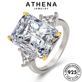 ATHENA JEWELRY 925 ตารางบุคลิกภาพ แหวน แฟชั่น Silver เครื่องประดับ ผู้หญิง ซิทริน เครื่องประดับ เกาหลี เงิน ต้นฉบับ แท้ R9