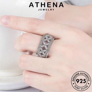 ATHENA JEWELRY แฟชั่น เงิน แหวน ผู้หญิง เครื่องประดับ แท้ ผีเสื้อที่สร้างสรรค์ เครื่องประดับ เกาหลี มอยส์ซาไนท์ไดมอนด์ ต้นฉบับ 925 Silver R205