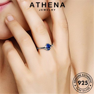 ATHENA JEWELRY ต้นฉบับ แท้ 925 อเมทิสต์โกลด์ แฟชั่น เครื่องประดับ เงิน ผู้หญิง Silver เกาหลี เครื่องประดับ ตาม้าง่ายๆ แหวน R329