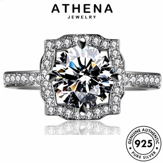 ATHENA JEWELRY ต้นฉบับ หัวใจและลูกศรคลาสสิก แท้ เครื่องประดับ Silver เครื่องประดับ เงิน 925 ผู้หญิง มอยส์ซาไนท์ไดมอนด์ แฟชั่น แหวน เกาหลี R594