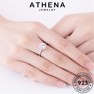 ATHENA JEWELRY Silver มอยส์ซาไนท์ ไดมอนด์ แฟชั่น เครื่องประดับ ผู้หญิง เงิน โกลด์ 925 ต้นฉบับ แหวน แท้ เครื่องประดับ ทานตะวันที่สร้างสรรค์ เกาหลี R598