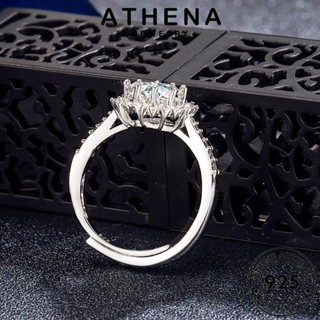 ATHENA JEWELRY แฟชั่น เงิน เกาหลี เครื่องประดับ แหวน Silver โกลด์ 925 เครื่องประดับ ผู้หญิง ต้นฉบับ ไดมอนด์ แท้ มอยส์ซาไนท์ ดอกไม้อารมณ์ R903