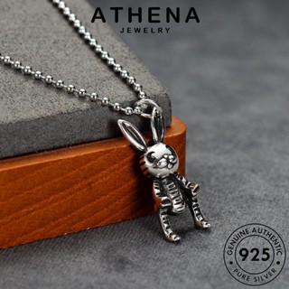 ATHENA JEWELRY เงิน Silver 925 เครื่องประดับ เกาหลี จี้ แฟชั่น เครื่องประดับ ผู้หญิง สร้อยคอ แท้ ต้นฉบับ กระต่ายย้อนยุค N42