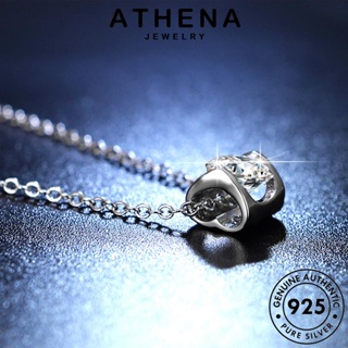 ATHENA JEWELRY จี้ สร้อยคอ เกาหลี Silver ผู้หญิง เงิน ต้นฉบับ 925 แฟชั่น มอยส์ซาไนท์ไดมอนด์ เครื่องประดับ เครื่องประดับ แท้ แฟชั่น N69