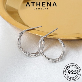 ATHENA JEWELRY แฟชั่น ตุ้มหู Silver ทอง เครื่องประดับ 925 แท้ ผู้หญิง ต่างหู อ้อยหนาม เครื่องประดับ ห่วง เกาหลี หนีบ ต้นฉบับ เงิน E82