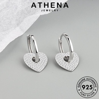 ATHENA JEWELRY มอยส์ซาไนท์ ห่วง Silver หนีบ เกาหลี ตุ้มหู ต้นฉบับ แฟชั่น ผู้หญิง เครื่องประดับ เงิน รัก โกลด์ ไดมอนด์ ต่างหู 925 แท้ เครื่องประดับ E194