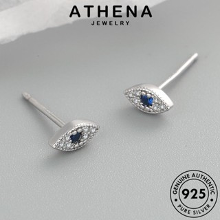 ATHENA JEWELRY 925 เงิน มอยส์ซาไนท์ เครื่องประดับ แท้ ห่วง ตุ้มหู ต่างหู เครื่องประดับ เกาหลี Silver ต้นฉบับ ผู้หญิง โกลด์ แฟชั่น หนีบ ไดมอนด์ ตาปีศาจ E196