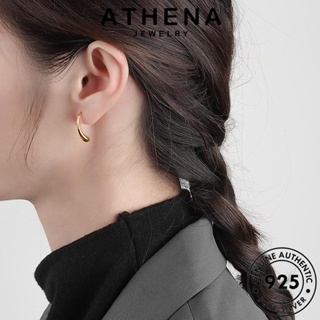 ATHENA JEWELRY เกาหลี เครื่องประดับ ตุ้มหู ต้นฉบับ ผู้หญิง ห่วง แท้ แฟชั่น Silver ต่างหู ทอง หนีบ หยดน้ำ 925 เงิน เครื่องประดับ E235