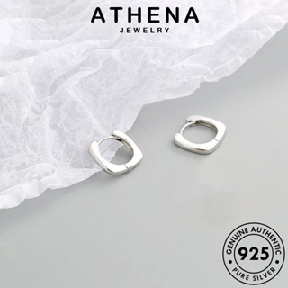 ATHENA JEWELRY หนีบ ต่างหู เรขาคณิต ต้นฉบับ เครื่องประดับ 925 ตุ้มหู Silver เกาหลี ห่วง ผู้หญิง เครื่องประดับ ทอง แท้ แฟชั่น เงิน E207