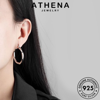 ATHENA JEWELRY เรขาคณิตดอกไม้บิด เครื่องประดับ ต้นฉบับ ต่างหู หนีบ ทอง แฟชั่น ตุ้มหู เกาหลี เงิน ห่วง ผู้หญิง 925 Silver แท้ เครื่องประดับ E393