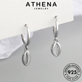 ATHENA JEWELRY ผู้หญิง แท้ ตุ้มหู เครื่องประดับ Silver เงิน หนีบ ห่วง เปลือก 925 ต่างหู แฟชั่น เครื่องประดับ เกาหลี ทอง ต้นฉบับ E475