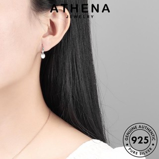 ATHENA JEWELRY เครื่องประดับ แฟชั่น เวเฟอร์ มอยส์ซาไนท์ ต้นฉบับ เกาหลี ตุ้มหู Silver ห่วง เงิน ต่างหู ไดมอนด์ ผู้หญิง แท้ เครื่องประดับ โกลด์ 925 หนีบ E512