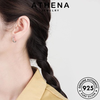 ATHENA JEWELRY ห่วงโซ่เรขาคณิต เครื่องประดับ เครื่องประดับ เงิน หนีบ ทอง ตุ้มหู แฟชั่น ผู้หญิง ห่วง ต้นฉบับ ต่างหู 925 แท้ Silver เกาหลี E532