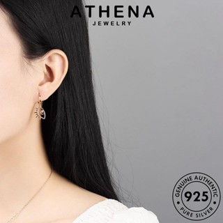 ATHENA JEWELRY มอยส์ซาไนท์ เครื่องประดับ ผู้หญิง ต้นฉบับ แท้ แฟชั่น ต่างหู โกลด์ ตุ้มหู เกาหลี Silver ดวงตา หนีบ 925 เครื่องประดับ ไดมอนด์ เงิน ห่วง E523