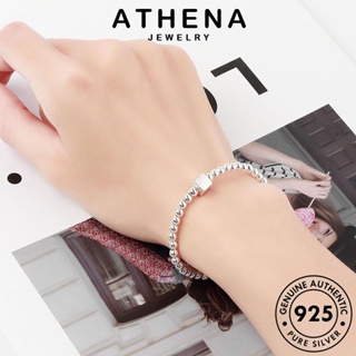 ATHENA JEWELRY กำไลข้อมือ เงิน ต้นฉบับ ผู้หญิง ลูกปัดขนส่งง่าย แท้ แฟชั่น เกาหลี Silver เครื่องประดับ กำไล เครื่องประดับ 925 ผู้หญิง B90