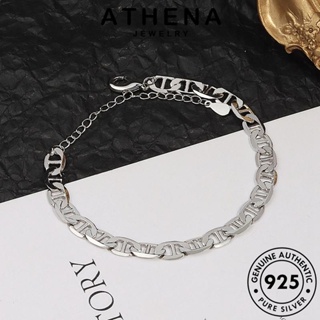 ATHENA JEWELRY กำไลข้อมือ 925 ผู้หญิง จมูกหมูที่ทันสมัย เครื่องประดับ แท้ ทอง Silver กำไล เครื่องประดับ แฟชั่น ต้นฉบับ เกาหลี ผู้หญิง เงิน B99