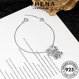 ATHENA JEWELRY แท้ กำไลข้อมือ 925 ทอง เกาหลี ผู้หญิง แฟชั่น ผู้หญิง เครื่องประดับ ต้นฉบับ Silver เครื่องประดับ ล็อคอายุยืนฉบับเกาหลี เงิน กำไล B103