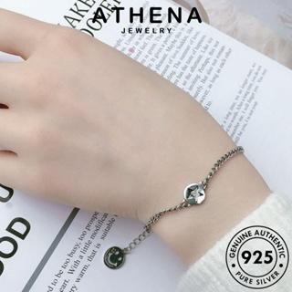 ATHENA JEWELRY ผู้หญิง เงิน เครื่องประดับ 925 เครื่องประดับ แท้ Silver เกาหลี ผู้หญิง ต้นฉบับ กำไลข้อมือ กำไล ใบหน้ายิ้มง่าย แฟชั่น B63