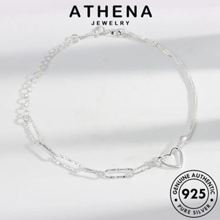 ATHENA JEWELRY ผู้หญิง เงิน ผู้หญิง เกาหลี แฟชั่น Silver กำไล แท้ กำไลข้อมือ 925 เครื่องประดับ ต้นฉบับ เครื่องประดับ รักบุคลิกภาพ B76