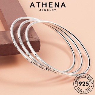 ATHENA JEWELRY เกาหลี ผู้หญิง เครื่องประดับ ดาราแฟชั่น แท้ เงิน ผู้หญิง แฟชั่น ต้นฉบับ 925 กำไลข้อมือ Silver กำไล เครื่องประดับ B255